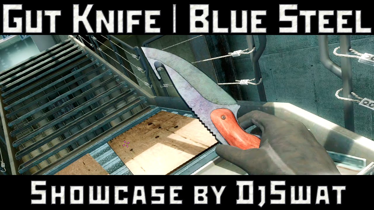 Gut Knife | Blue Steel [Нож с лезвием-крюком | Вороненая сталь] - YouTube