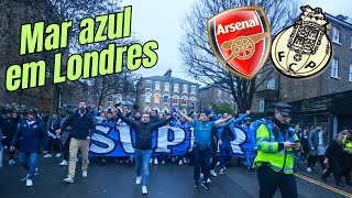 Mar azul em Londres, Arsenal 1-0 FC Porto (4-2 g.p.) 2ª mao oitavos Champions league 2023-24