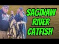 Fishing for catfish in the saginaw river