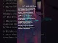 5 Hidden Persuasion Techniques Cults Use to Control Your Mind #Shorts