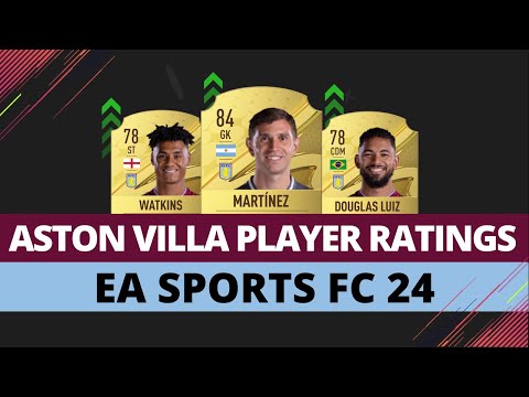 Aston Villa EA FC 24 squad ratings confirmed as Emi Martinez ranked among  PL best - Birmingham Live
