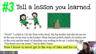 Personal Narrative (Closing)