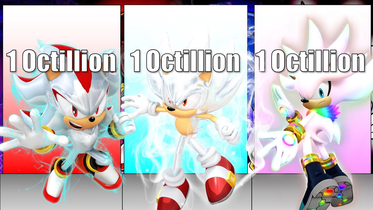 Sonic Vs Shadow Vs Silver Power Levels Over The Years(2 Year Return Special)
