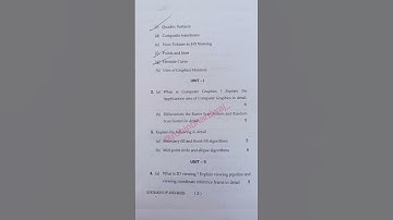 BCA Computer Graphics question paper 2025. MDU BCA question paper 2025 #bca #mdu#exam#pyq2025#shorts