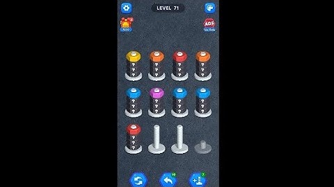 Nut sort level 68/69/70/71