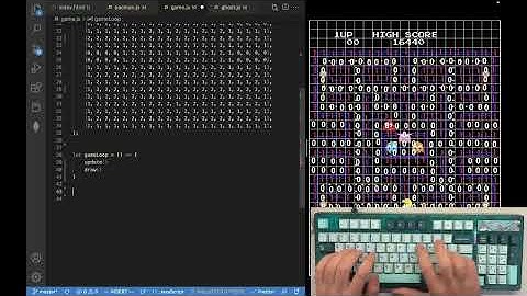 ASMR Programming - Coding Pacman - No Talking
