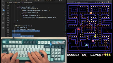 ASMR Programming - Coding Pacman - No Talking
