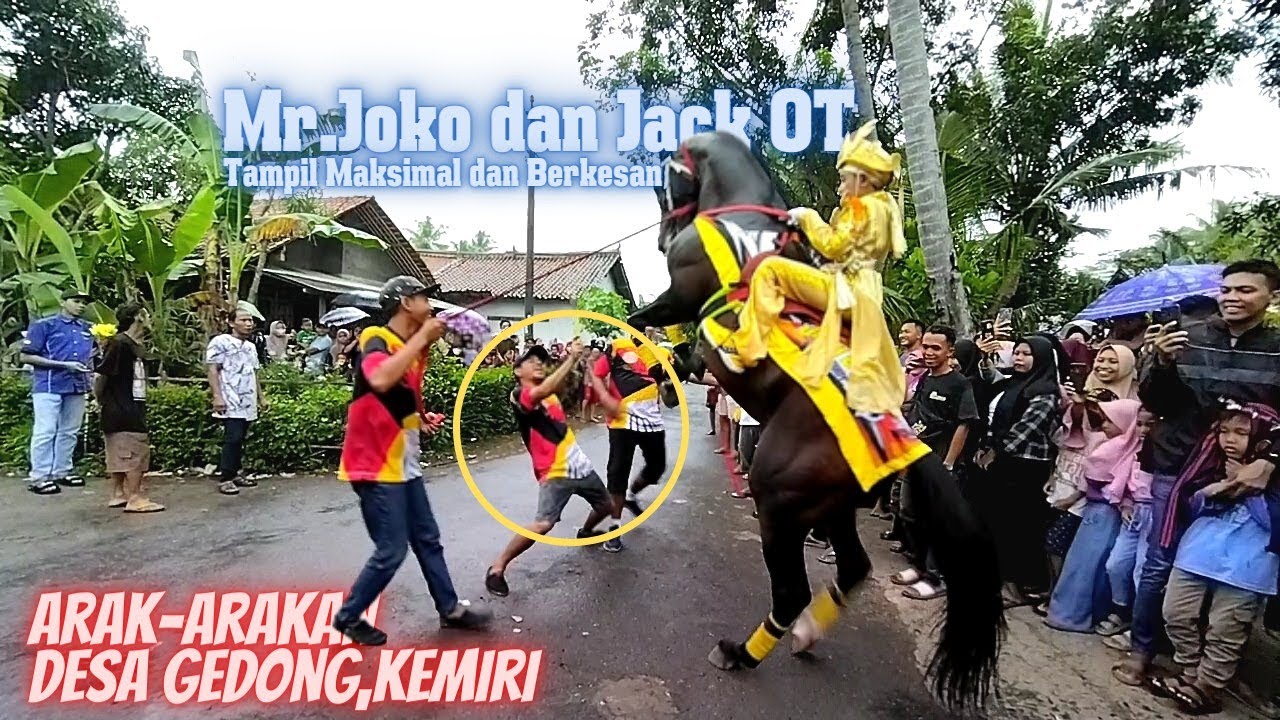 Diguyur Hujan‼️Pawai Tetap Jalan ~ ARAK ARAKAN DESA GEDONG, KEMIRI