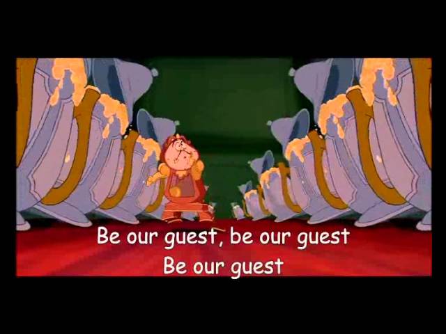 Be Our Guest Beauty And The Beast Lyrics Youtube