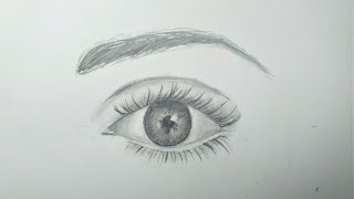 KOLAY GÖZ ÇİZİMİ / KOLAY KARAKALEM GÖZ ÇİZİMİ / EASY EYE DRAWING/HOW TO DRAW THE EYE