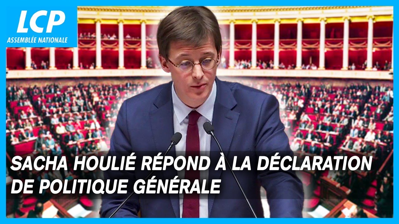 Sacha Houlié, sa réponse à la déclaration de politique générale de