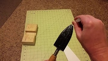 Hot glue edge treatment for Dollar Tree foam board