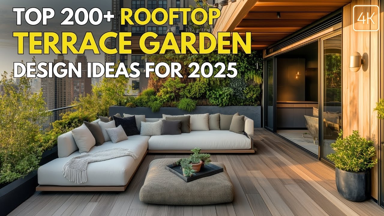 Top 200+ Rooftop Terrace Garden Transformation | Ideas for Small Urban Spaces