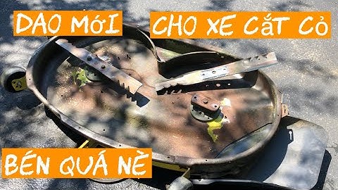 126🚜 Thay lưỡi dao cho máy cắt cỏ/ Replacing a lawn mower blades