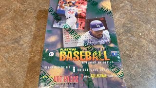 SO UGLY!  1995 FLEER BOX OPENING, #8 ON THE WORST BASEBALL CARDS EVER