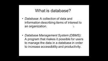 What is Database - តើអ្វីទៅជា Database ?