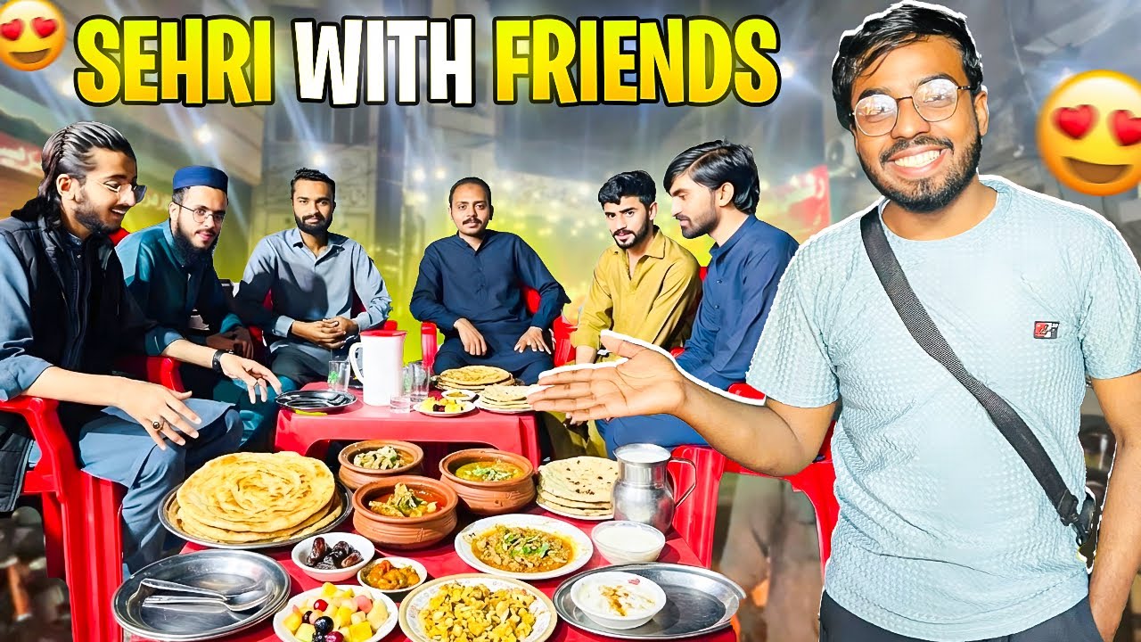 Sehri At Gurunanakpura Food Street Gujranwala with friends 😍| Ramzan Kareem Vlog 🌙| Bohat Mazay Kiye