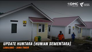 Progres Pembangunan Hunian Sementara (Huntara) Lumajang Jawa Timur