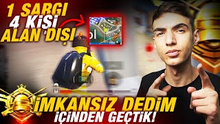 1 SARGI ,4 DÜŞMAN ,ALAN DIŞI !!! İMKANSIZ DEDİM AMA BAŞARDIM!- PUBG MOBİLE RANKED GAMEPLAY