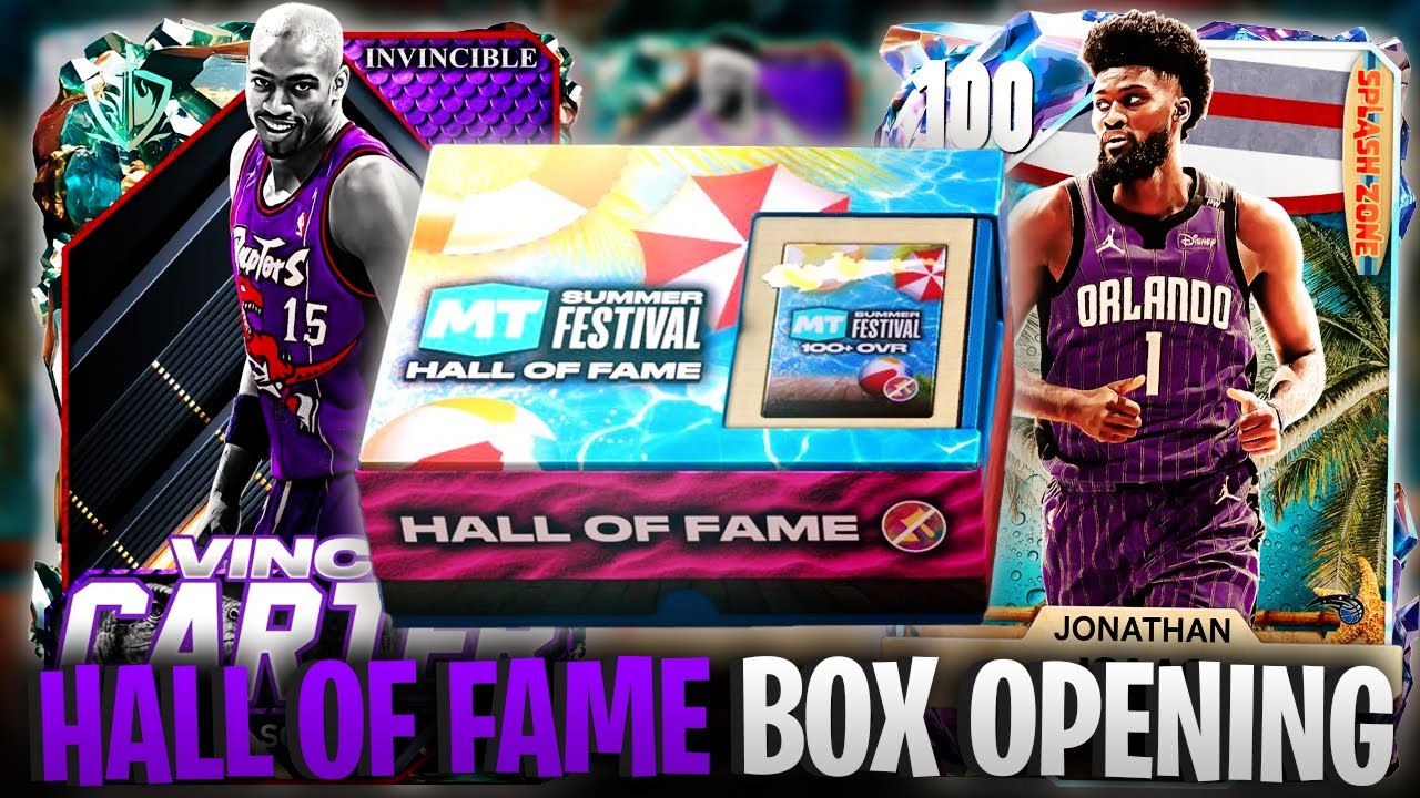 OPENING NEW SPLASH ZONE HALL OF FAME BOX IN NBA 2K25 MYTEAM!