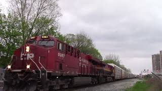 (CPKC) CP 421 with KCS 4769 passing Weston