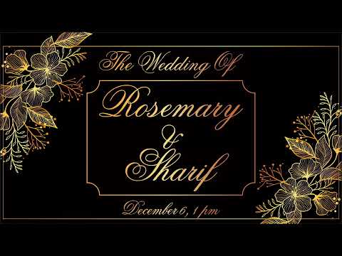 عروسی رزماری و شریف