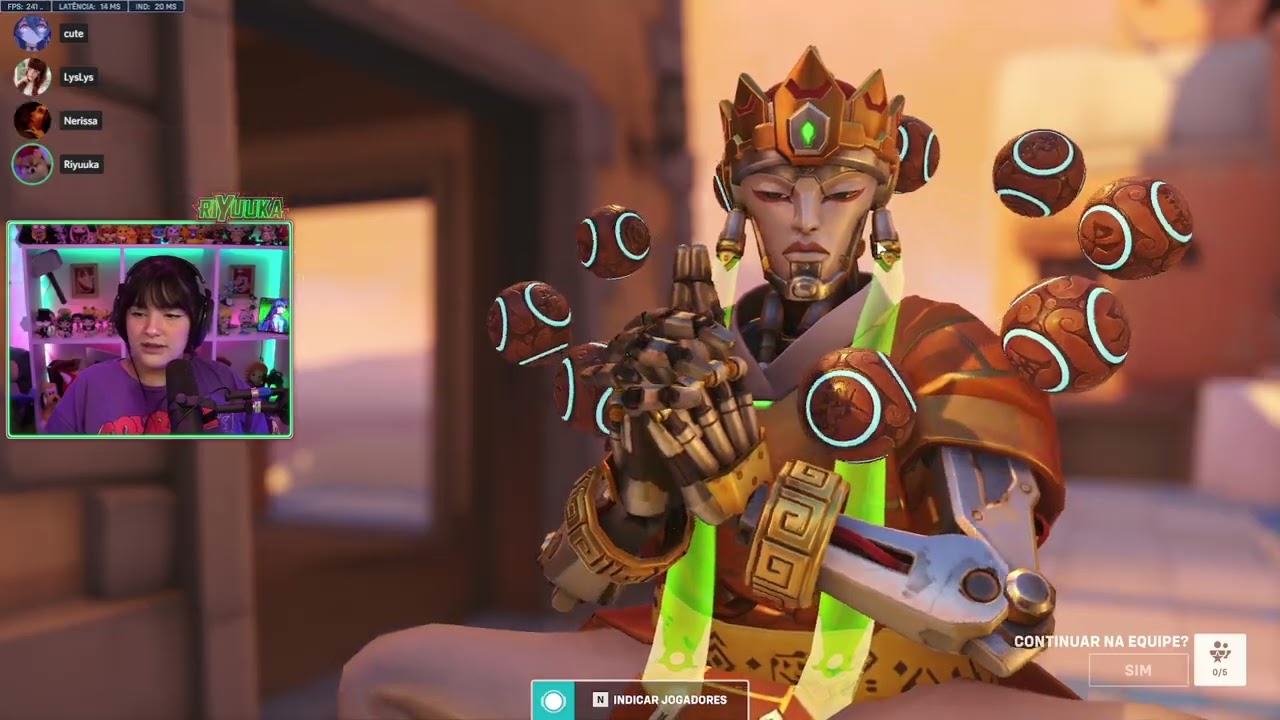 Riyuuka jogando Overwatch 2 (GAROTAS MÁGICAS) #47