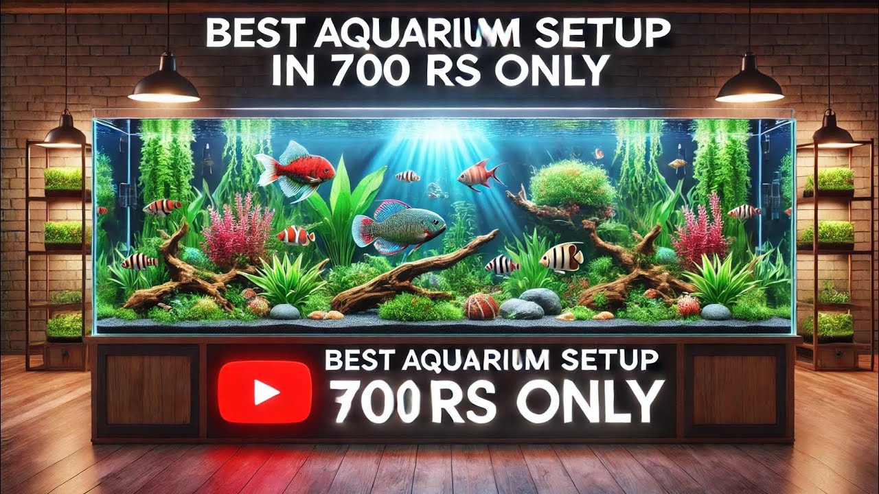 Best Aquarium Setup in ₹700 Only! 😱 | Budget-Friendly Fish Tank Setup # ...