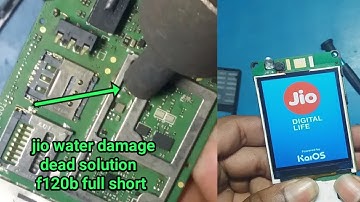 Jio phone dead solution|| jio phone water damage||  f120b full short