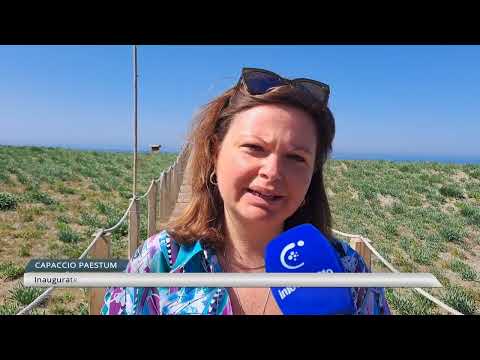 Capaccio Paestum: inaugurate le nuove passerelle all'oasi dunale di Paestum