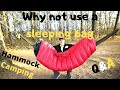 Q&A / Episode #1 /  Why not a sleeping bag / Hammock Camping