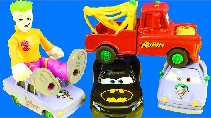 Batman Lighting McQueen And Robin Mater Take On Jo...