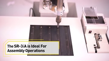 FANUC SR-3iA SCARA Robot performs a screw-driving operation