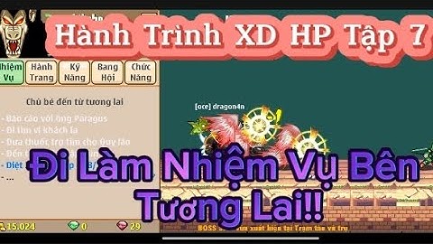 Ngọc Rồng Online - Làm Nhiệm Vụ Bên Tương Lai Cho Hành Trình XD HP !!