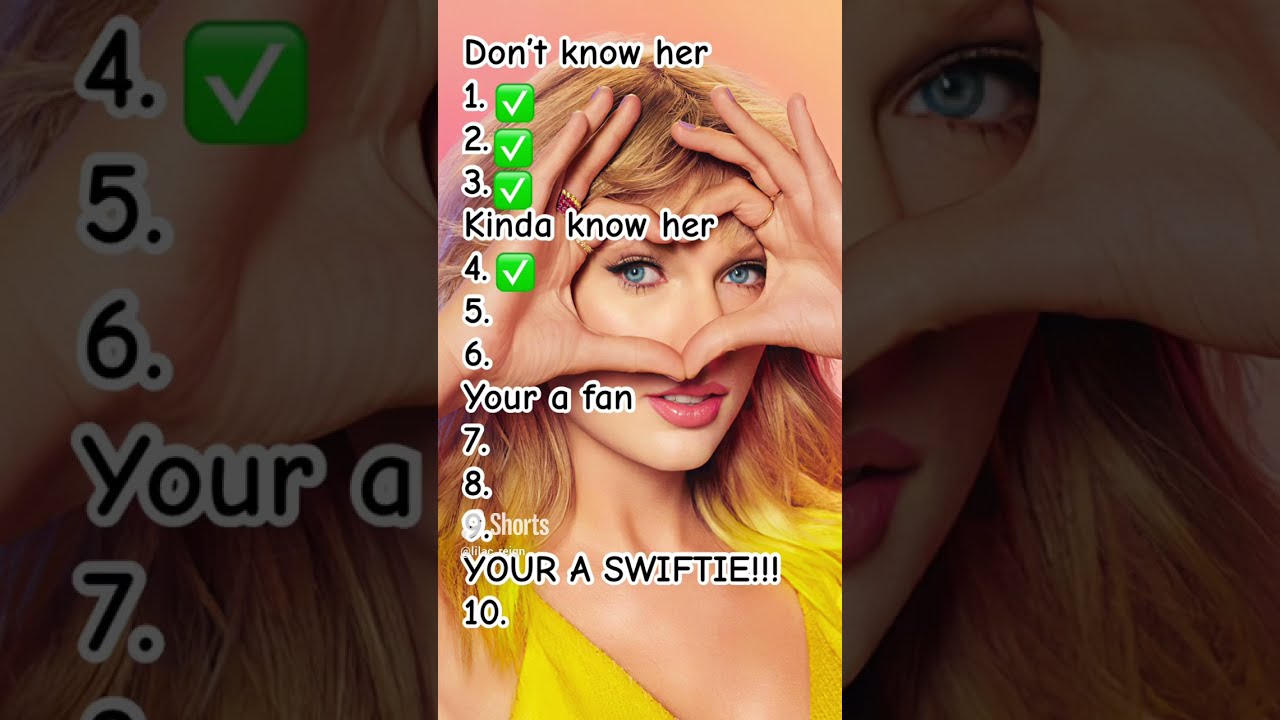 How Many Taylor Swift Songs Do You Know Comment More Vid Ideas TaylorSwift