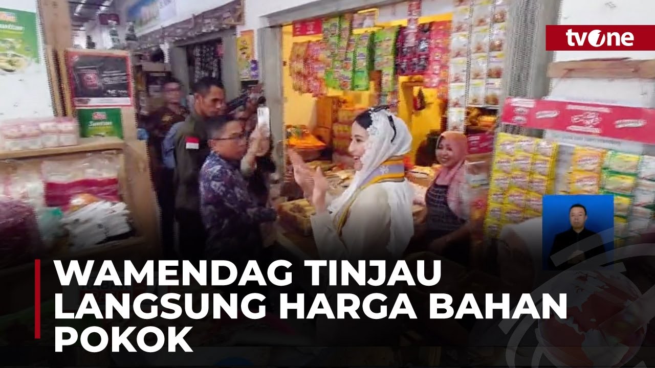 Wamendag Sidak Pasar Renteng di Lombok Tengah, Cek Harga Bahan Pokok ...