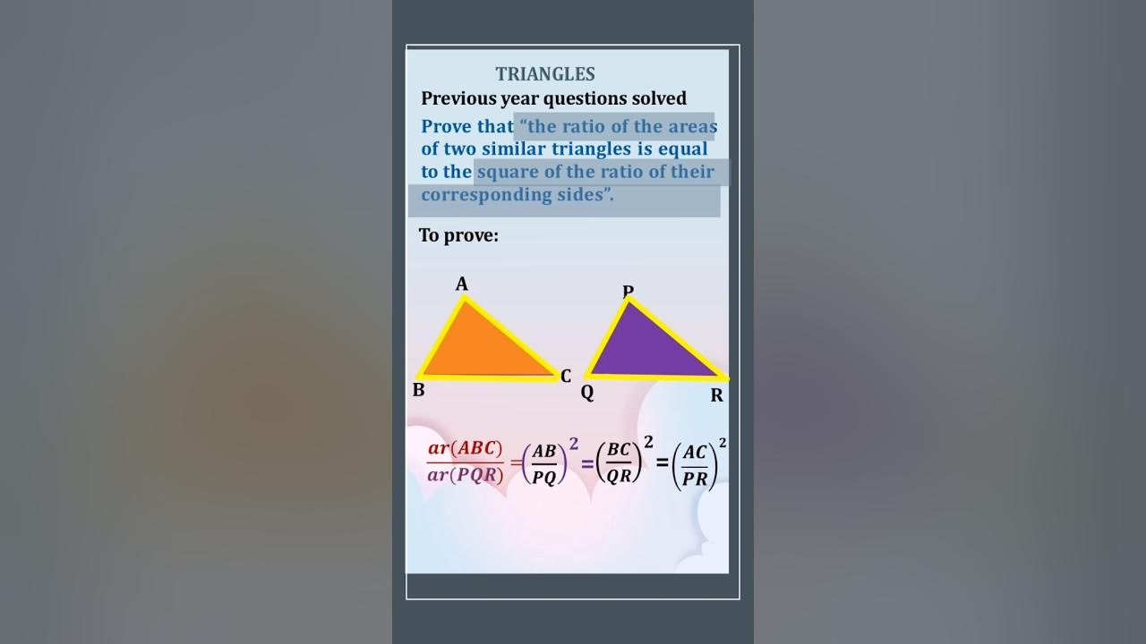 Prove That Ratios Areas Of Similar Triangles Proportional To The Ratio prove-that-ratios-areas-of-similar-triangles-proportional-to-the-ratio