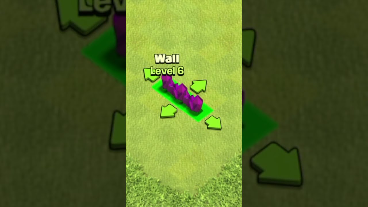 Upgrade Wall Level 1 To Max Clash Of Clans 
