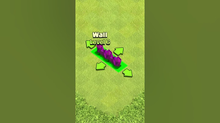 Upgrade Wall Level 1 to Max (Clash of Clans)