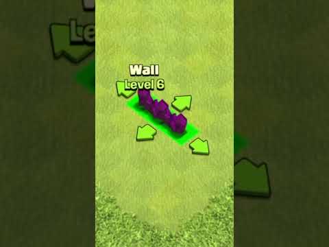 Upgrade Wall Level 1 To Max (Clash Of Clans)