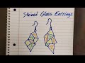 Stained Glass Earrings!!!  Eps 360