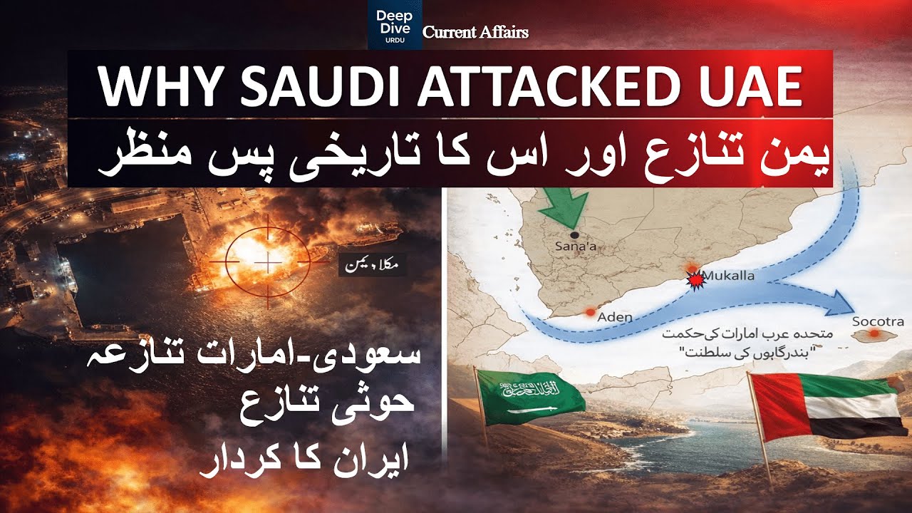 Why Saudi Arabia Attacked UAE, Yemen Conflict Explained, Historical facts, Houti Conflict & Pakistan