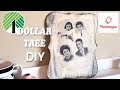 Dollar Tree DIY | How to transfer a photo image onto wood