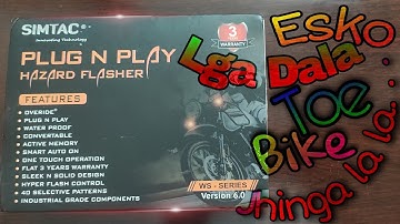 Simtac V6 PNP Hazard flasher For Dominar 400 / 250 With Switch DNR19-WS6 Unboxing Review AVR Vlogs