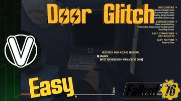 Fallout 76 | How To Glitch Through Any Door *Bypass Any Door* (Fallout 76 Glitches)
