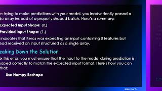 How to Fix the ValueError in Keras: Ensuring Correct Input Shape for Neural Networks Wealth