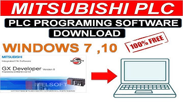 mitsubishi plc software gx developer free download & installation | Hindi