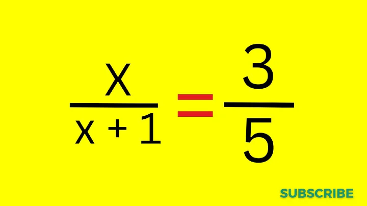 A Nice Algebra Math Problem | Find the Value of X?