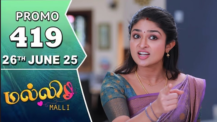 Malli Special Promo 419 || Malli Serial Today Episode ||26 th June 2025 || Vijay Malli
