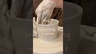 Throwing at home for the first time! - Day 9 of becoming a potter